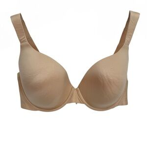 Soma Womens Full Coverage Bra Size 40D Underwired Enhancing Shape Tan Back Close